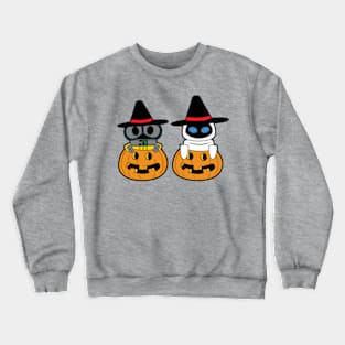 wall e and eve halloween Crewneck Sweatshirt